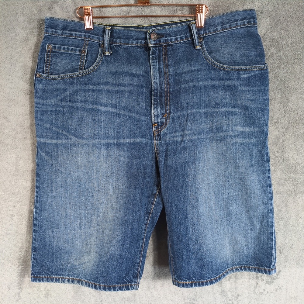Levis 569 Mens Loose Straight Denim Shorts Blue Medium Wash‎ 38
